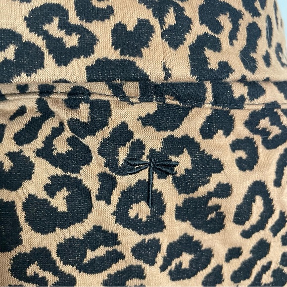 Tyler Boe Kim Cowl Neck Knit Dress Cheetah Animal Print‎ Size Large - Picture 7 of 12